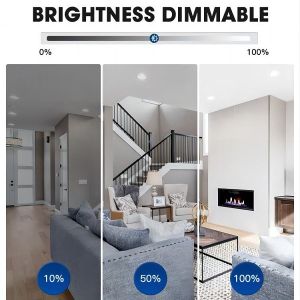 Flicker Free LED Ceiling Flush Recessed Ceiling Lights 3000k 650lm For Bedroom