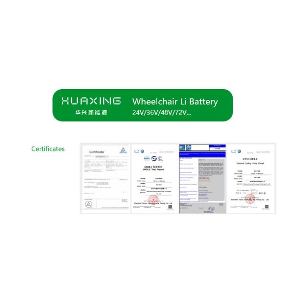 Enhance 24V 30Ah Electric Vehicles Real-Time Tracking LFP Battery For Wheelchair Rechargeable