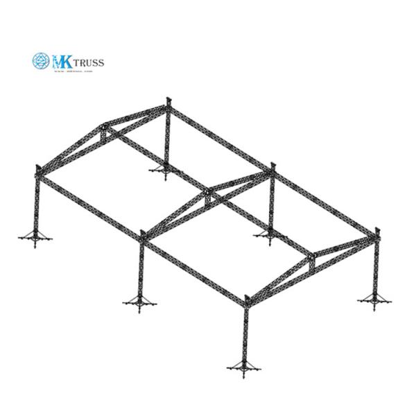 Aluminum 6082-T6 L Roof Truss System Mobile Stage and Canopy for Stage Rental