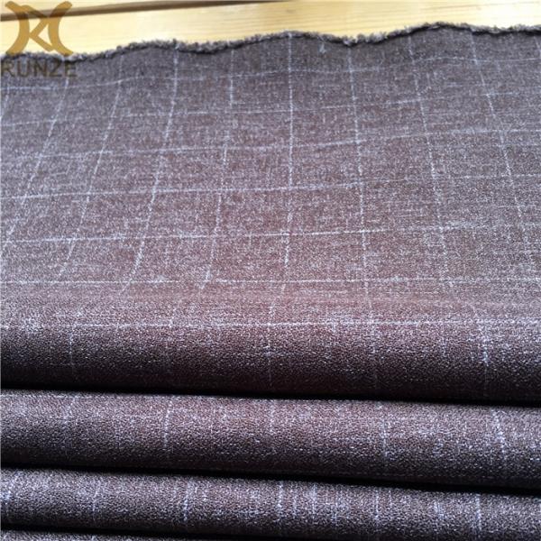 300D Polyester Cationic Big Black Line Checks Fabric for Outdoor Jackets Plaid Style