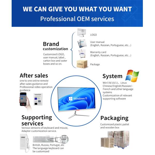 23.6 Inch Intel Core i7 All-in-One PC 16GB RAM 512GB SSD Win10