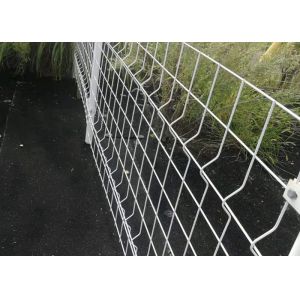 ECO Friendly Welded Mesh Fencing PVC Coated 3 D Curved Garden Wire Mesh Fencing