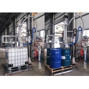 Cheap 25L/60L/200L/IBC Semi Auto Ex-Proof Liquid Pallet Filling Machine for sale