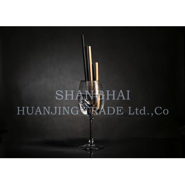 Quality Natural Craft Biodegradable Paper Drinking Straws 7.75'' Long 0.25'' Diameter wholesale