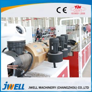 Jwell stable stiffness PE WPC extrusion line for wood tray