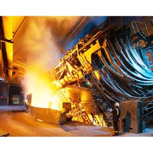 Cheap 10T-150T Capacity Electric Arc Furnace with PLC Control System for Precise Temperature Control in Steel Melting for sale