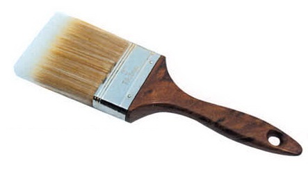 Tapered Polyester Flagged Tip Paint Brush For Exterior Painting