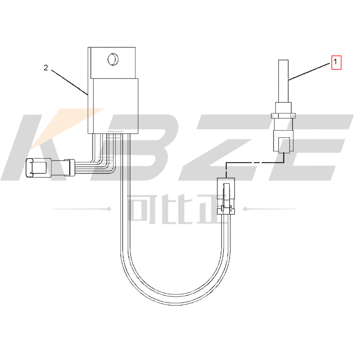 KBZE 178-2334 1782334 PROBE AS-LIQUID LEVEL CAT E311D E315D E320C E330C E336D E365C E390D