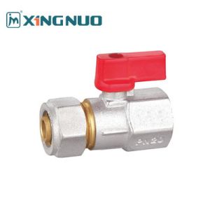 China BV1061-F Mini Ball Valve brass valve female threaded 1/2 inch  X16 3/4 inch X20 Max 25bar for Chemical Processing on sale