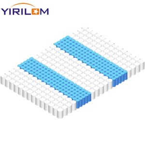 Customized 1/3/5/7 Zones Compressed Roll Pocket Spring Unit For Mattress