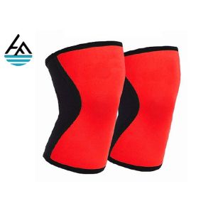 Compression Athletic Knee Brace Basketball , Sporter Elastic Knee Sleeve Support