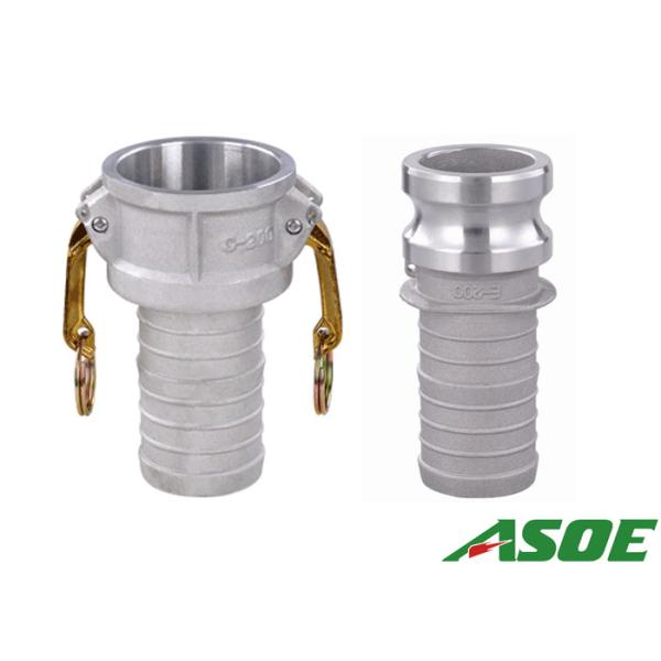 Quality Brass Lay Flat Hose Fittings 1 Inch To 10 Inch C E Type Quick Connection wholesale