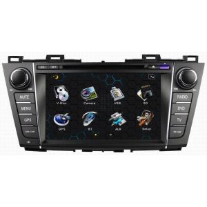 Car gps navigation for Mazda 5 2009-2012 with VCD blueooth phonebook iPod auto