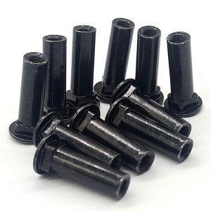 High Precision Internally Threaded Rivets Black Anodized Aluminum Rivets