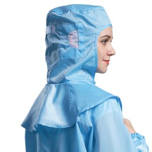 Polyester-Cotton Cleanroom ESD Hat One Size Fits All for Kitchen and Workshop