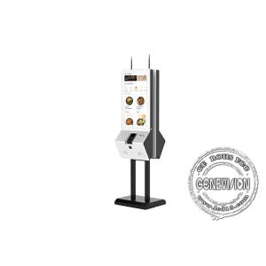 32 Inch PC I3 I5 Self Service Ordering Kiosk With Thermal Printer