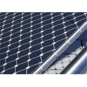 X Tend 1.6mm 7x19 Steel Wire Rope Mesh 50*50mm Mesh Eye Size For Balustrade