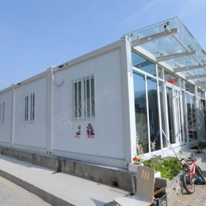 Steel Folding Container Prefab House for Store Apartment Hotel Engineering