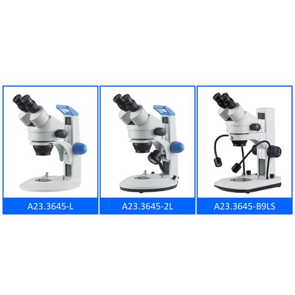 A23.3645 Opto Edu Trinocular Stereo Microscopes Magnification 7-45x