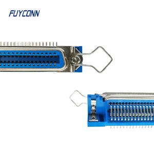 Cheap PCB Right Angle Centronics 36 Pin Connector 2.16mm Pitch With Bail Lock for sale