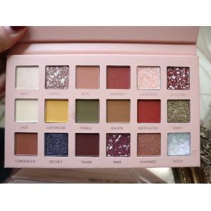 Rigid Cosmetic Packaging Box 12 14 Colour Eye Shadow Box Stamping