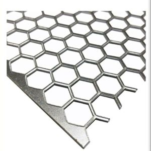 Hexagonal Hole Sheet Perforated Metal Mesh Stainless Steel