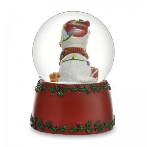 Cheap Polyresin resin Durable Glass Christmas Snow Globe Resin Cat Water ball for sale
