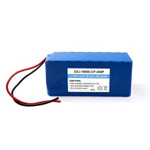 Cheap Powerful 14.4V 26.8V 4S8P Lithium 18650 Li Ion Battery Pack CC/CV Charging Mode and Back-up Battery for sale