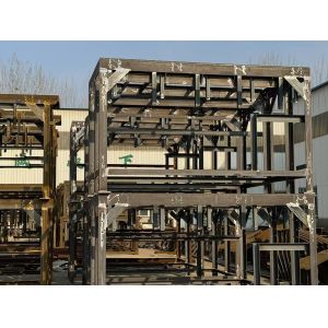 Silver Steel Structure Platform Customized According To Wind Tower Specification