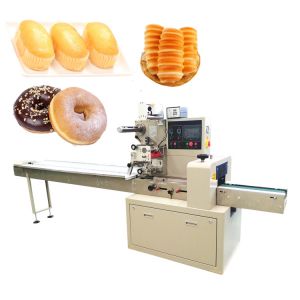 Cheap Automatic Pillow Bag Packaging Machine YB-250 35-220bags/Min For Bread / Bakery for sale