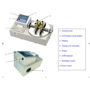 Digital Multi Functional Bottle Cap Torque Meter Equipment High Precission