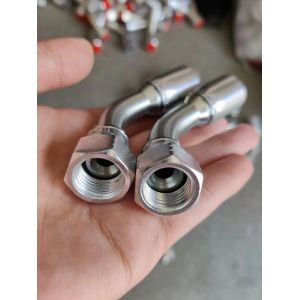 Different Raw Material And Standards Carbon Steel Metric Hydraulic Hose Fittings