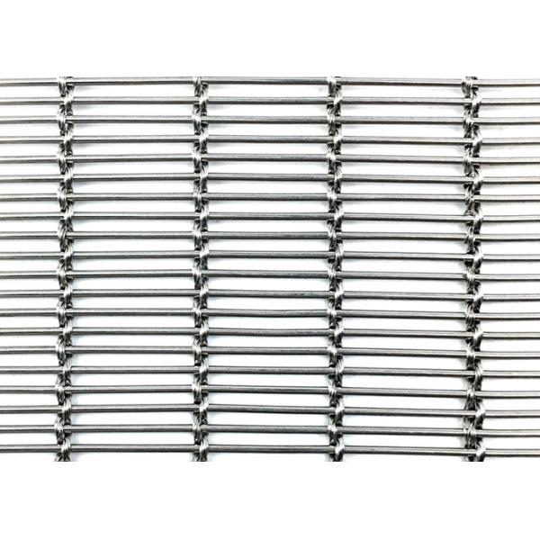 Quality Plain Weave Stainless Steel Architectural Mesh 2.6kg/M2 For Stair Railing Systems wholesale