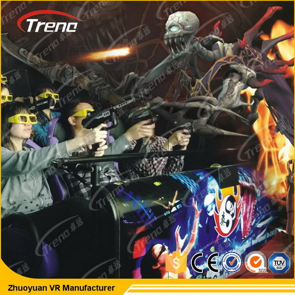 70 PCS 5D Movies + 7 PCS 7D Shooting Games Safety Theme Park Roller Coasters 5D Cinema Simulator With Hydraulic System