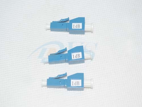 Plug Type Fiber Optic Attenuator 1db LC / UPC For Multiwavelength Systems