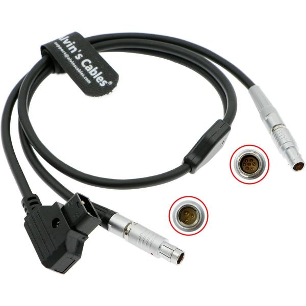 Run Stop Cable 7 Pin Male To 3 Pin Male + D Tap Power Cable For ARRI Cforce RF