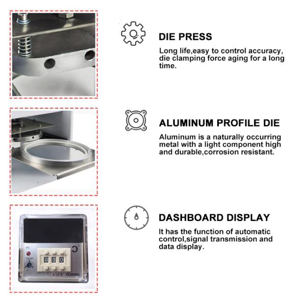 3000ml aluminum foil bowl sealing machine