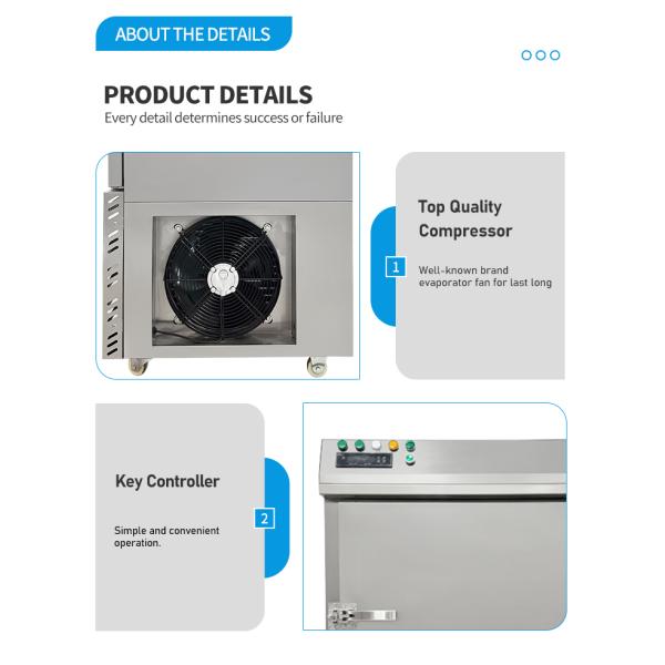 Kitchen Quick Freezer Machine Easy To Operate 8 Trays Cold Plate Freezer