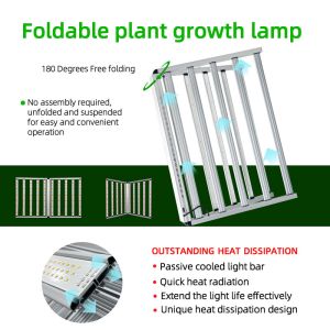 China Coverage 5x8ft Foldable LED Grow Light with Daisy Chain Knob and VEG BLOOM on sale