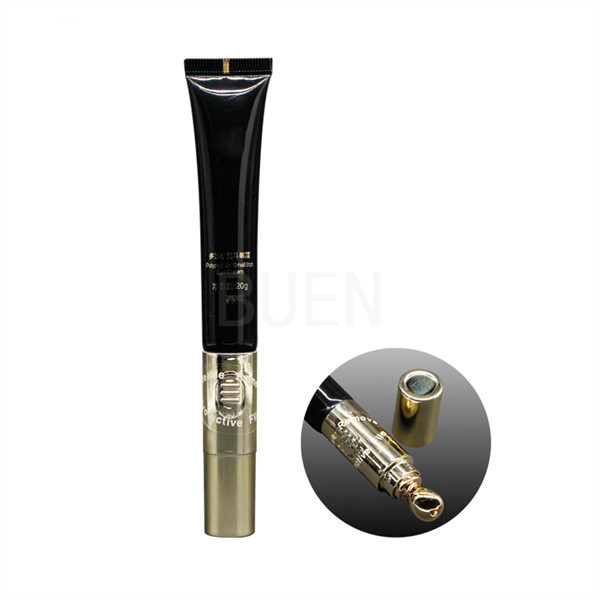 Quality Vibration Empty Plastic Tubes Eye Cream With Metal Applicator wholesale
