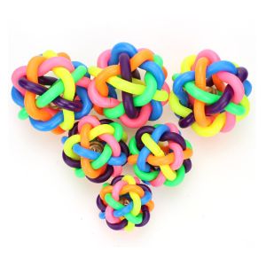 Multi Function Rubber Tennis Balls Pet Chew Toys For Dog Training Interactive