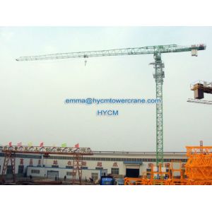 Flat Top Type Crane Tower QTP6425 64M 2.5T Parameter Hydraulic Climbing