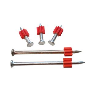 High Strengh Powder Driven Fasteners With Red Flute 3.7mm Shank Dia