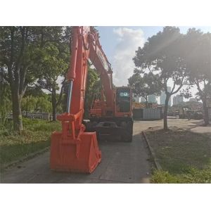 Easy Maintenance DH210 Wheeled Used Doosan Excavator 21 Ton Digger