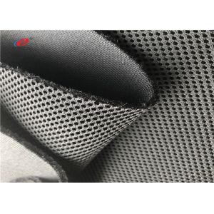 Warp Knitted 3D Polyester Athletic Mesh Fabric / Lining Fabric 200-300gsm Weight