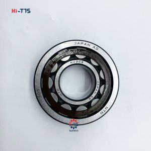 Steel Excavator Bearing Double Row Angular Contact Ball Bearings NU305