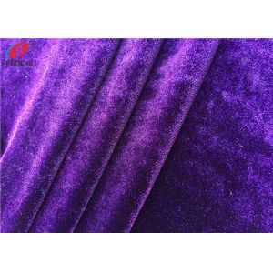 China Micro Korea Velvet Shiny Spandex Velvet Cloth Textile Fabric For Skirt / Dress on sale