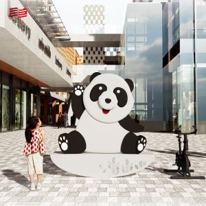 Parent-Child Interactive Installation for Metal Outdoor Sculpture in Commercial