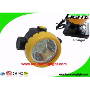 Black Cordless Coal Mining Lights 4000 Lux All In One With Lithium Ion Battery