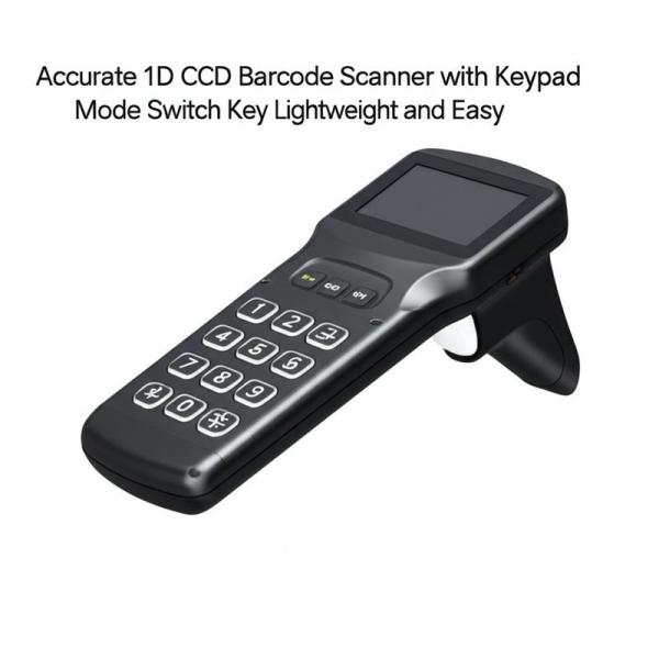 Quality Accurate 1D CCD Barcode Scanner with Keypad Mode Switch Key Lightweight and Easy wholesale